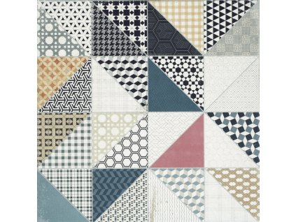 Dekor Rako Deco mix barev 60x60 cm mat DAK63659.1