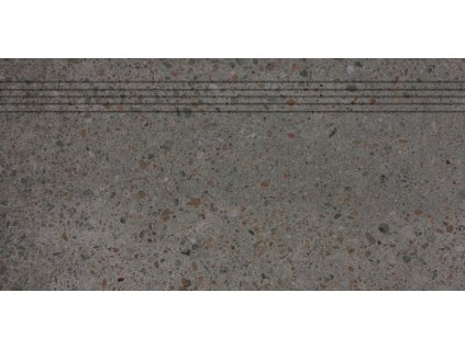 Schodovka Rako Piazzetta černá 30x60 cm mat DCPSE789.1