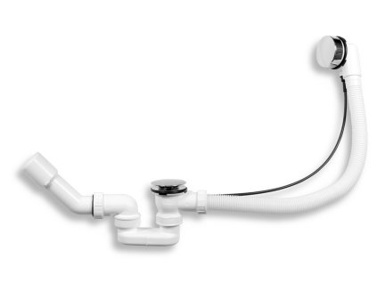 Automatická vanová výpusť, vanový sifon 50, chrom