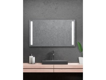 17963 LUMINA SENSOR ZRCADLO 120 X 70 CM DVA LED PODSVICENE PRUHY DOTYKOVY SENZOR 1