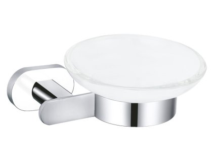 2617 1 2617 1 yukon koupelnovy doplnek mydlenka sklenena bila chrom yua0300cb rav slezak