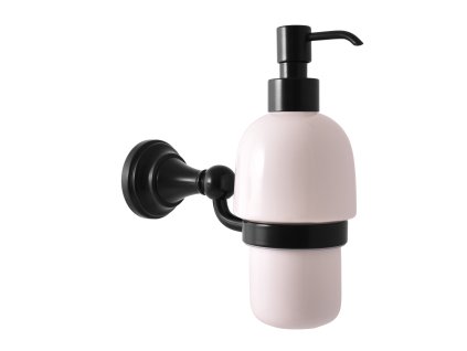 4699 1 4699 1 morava retro koupelnovy doplnek davkovac tekuteho mydla cerna matna mka0303cmat rav slezak