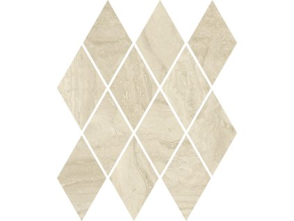 160681 32670 obklad silence beige mozaika romb pillow mat 23 7x20 6 1