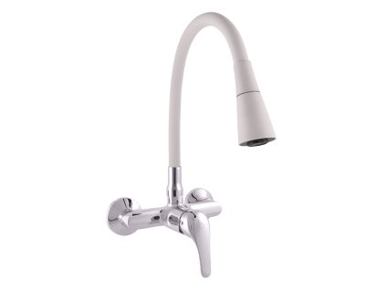 8178 vodovodni baterie drezova s flexibilnim raminkem sazava barva chrom seda rozmer 100 mm typ rucky sa002 0 13s