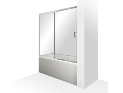 Vanová zástěna s posuvnými dveřmi DETROIT 2 (Varianta Orientace: Univerzální, Rozměr: 120 cm, Šířka vanové zástěny: 1200 mm, Výška vanové zástěny: 1500 mm)