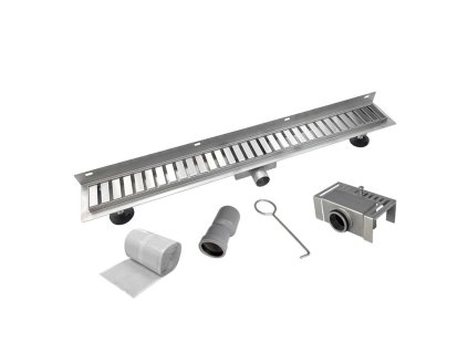 Odtokový sprchový žlab ke stěně STRIP (Varianta Odtokový sprchový žlab ke stěně 80 cm, vč. roštu STRIP)