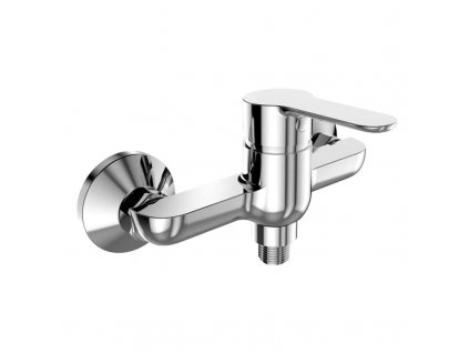 Sprchová nástěnná baterie, Zuna, bez příslušenství, chrom (Varianta Sprchová nástěnná baterie, Zuna, 150 mm, bez příslušenství, chrom)