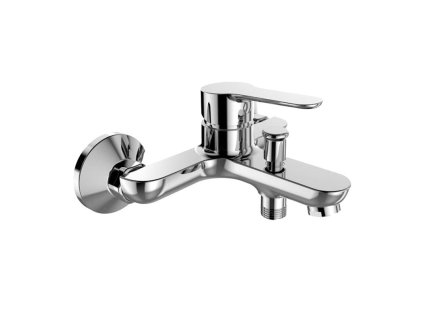 Vanová nástěnná baterie, Zuna, bez příslušenství, chrom (Varianta Vanová nástěnná baterie, Zuna, 150 mm, bez příslušenství, chrom)