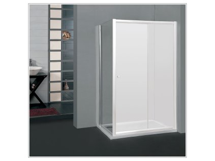 1616 1 arttec p 50 chrome pevna stena 90 cm ke sprchovym dverim moon a saloon cire sklo