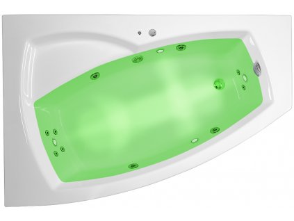 3050 8 masazni vana thaleila surf chromo 160 x 105 cm akrylatova leva