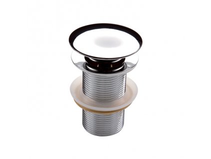 Umyvadlová výpusť kruhová s přepadem Click-Clack 010B