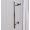Otevírací jednokřídlé sprchové dveře OBDO1 s pevnou stěnou OBB (Varianta Rozměr dveří: 80 cm, Rozměr pevné stěny: 80 cm)