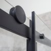 Posuvné sprchové dveře OBZD2 a pevná stěna OBZB (Varianta Barva profilu: Brillant, Rozměr dveří: 120 cm, Rozměr pevné stěny: 80 cm)