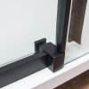 Posuvné sprchové dveře OBZD2 a pevná stěna OBZB (Varianta Barva profilu: Brillant, Rozměr dveří: 120 cm, Rozměr pevné stěny: 80 cm)