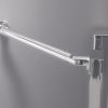 Čtvercový nebo obdélníkový sprchový kout DCO1+DB - otevírací dveře s pevnou stěnou (Varianta Rozměr dveří: 80 cm, Rozměr pevné stěny: 80 cm)