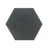 47221 ceramika konskie dekor dalmacia hexagon graphite a7 13x15 kon 156351