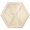 98623 paradyz obklad illusion beige heksagon str lesk 19 8x17 1 par 162442