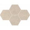 101038 stargres dlazba qubus soft grey mosaic hexagon 28 3x40 8 star 152177