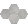 101077 stargres dlazba stark grey mosaic hexagon 28 3x40 8 star 151291