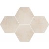 101086 stargres dlazba stark cream mosaic hexagon 28 3x40 8 star 151289