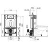 90808 1 alcaplast sadromodul predstenovy instalacni system pro suchou instalaci do sadrokartonu alc am101 850w
