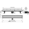 90961 1 alcaplast fit and go wall podlahovy zlab alc apz23 double9 850