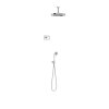 20704 tres termostaticky podomitkovy elektronicky sprchovy set shower technology vcetne elektronickeho ovladani bila barva zabudovana termostaticka elektronicka kontrolni jednotka 2cestna pevna sprcha 310 mm s kloubem tres 09226202