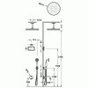 20737 tres termostaticky podomitkovy elektronicky sprchovy set shower technology vcetne elektronickeho ovladani bila barva zabudovana termostaticka elektronicka kontrolni jednotka 3cestna pevna sprcha 310 mm s kloubem tres 09226302ac