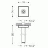 21643 tres stropni rameno na sprchove kropitko tres 13462202ac