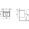 35053 laufen skrinka pod umyvadlo 2 zasuvky pro umyvadlo h810282 base 55 bles lau h4021921102611
