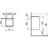35734 laufen skrinka pod umyvadlo 1 dvirka zavesy vlevo 1 vnitrni policka pro umyvatko 815302 base 56 bmat lau h4030211102601