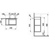 36460 laufen skrinka pod umyvadlo 1 dvirka otevrena policka na leve strane s prostorove uspornym sifonem pro umyvadlo 815334 k bylaufen 46 bmat lau h4075180336401