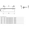 37381 laufen sklenena police se 2 drzaky pro upevneni na zed police 550mm drzaky cerna matna lau h4475819004501
