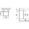37537 laufen skrinka pod umyvadlo s 1 sklenenou polickou pro umyvadlo 811951 zavesy dvirek vpravo serie laufen pro lau h4830120954751