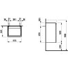 37669 laufen skrinka pod umyvadlo 815961 s pravymi dvirky a 1 sklenenou polici pro s whgl lau h4833020964751