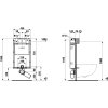 41581 laufen podomitkovy modul tw1 pro obezdeni pro zavesne wc dual flush 6 3 l nastavitelne i na 4 5 3 l serie laufen installation system lau h8946630000001
