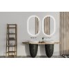 25146 AMBIENTE OVAL LED ZRCADLO AMIRRO 50 X 100 CM MIRROR