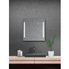 1086 LUMINA WHITE ZRCADLO 70 X 70 CM DVA PODSVICENE PRUHY 1