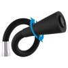 MORAVA RETRO - Umyvadlová/dřezová baterie s flexibilním ramínkem, Chrom/Černá MK102.5/13, RAV Slezák (Barva chrom/černá, Rozměr 150 mm)