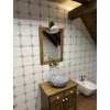 MORAVA RETRO - Umyvadlová/dřezová baterie, Stará mosaz (Bronz) MK102.5/28SM, RAV Slezák (Barva Stará mosaz (Bronz), Rozměr 100 mm)
