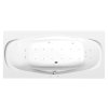 GARDA hydromasážní vana, 190x90x44cm, Active Hydro-Air, chrom