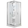 5706 7 parni masazni sprchovy box s termo baterii smaragd 90 x 90 cm ctverec