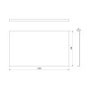 PLAIN panel boční 100x59cm