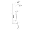 Sprchový set Sonáta s tyčí, hadicí, ruční a talíř. kulatou sprchou (Varianta Sprchový set Sonáta)