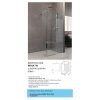 Boční díl pro WALK IN, Novea, výška 200 cm, chrom ALU, sklo Čiré (Varianta Boční díl pro WALK IN, Novea, 35 x  200 cm, chrom ALU, sklo Čiré)
