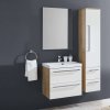 Bino, koupelnová skříňka s keramickým umyvadlem 81 cm (Varianta Bino, koupelnová skříňka s keramickým umyvadlem 81 cm, bílá)