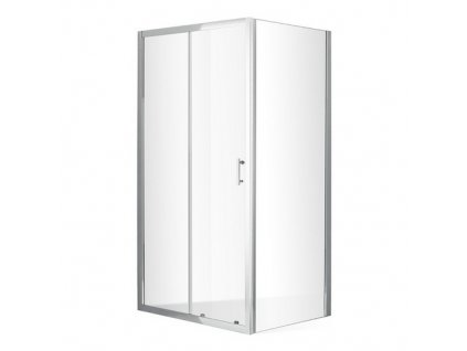 Obdélníková zástěna DIMENSION PLUS 100x80 cm, čiré sklo 6mm | koupelnyross