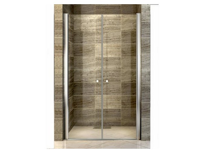Komfort T2 100 - sprchové dvoukřídlé dveře 96-101 cm | koupelnyross.cz