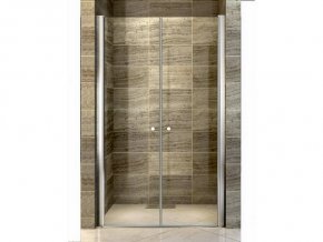Komfort T2 125 - sprchové dvoukřídlé dveře 121-126 cm | koupelnyross.cz