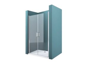 Trend 90 - sprchové dvoukřídlé dveře 86-91x185 cm | koupelnyross.cz